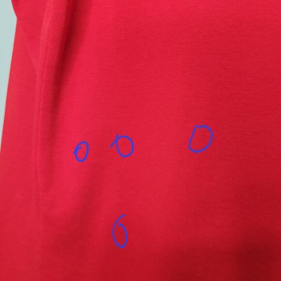 J Jill ‎ Red T Shirt Womens Size L Tall Long Sleeve Pima Cotton Easy Comfy Tee - Picture 6 of 12